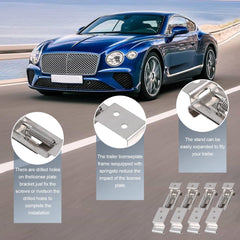 Aluminium Number Plate Clips